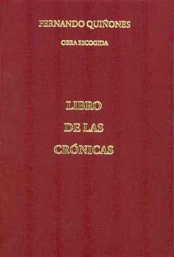 LIBRO DE LAS CRONICAS | 9788475175935 | QUIÑONES, FERNANDO