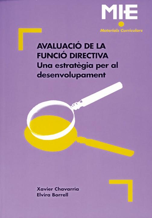 AVALUACIO DE LA FUNCIO DIRECTIVA | 9788478272136 | CHAVARRIA, XAVIER