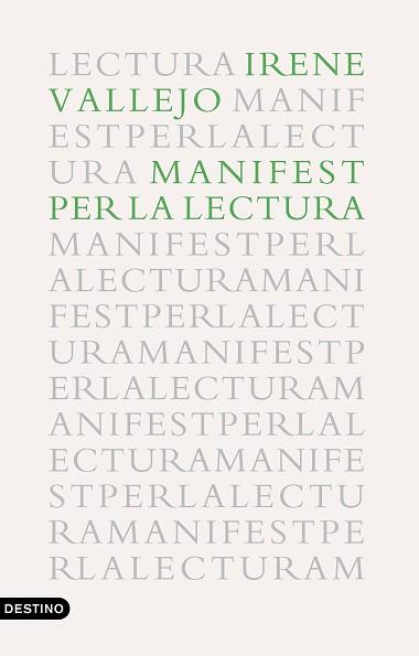 MANIFEST PER LA LECTURA | 9788497103114 | VALLEJO, IRENE