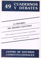 REFORMA DEL REGIMEN ELECTORAL LA | 9788425909573 | MONTERO, JOSE RAMON