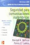 SEGURIDAD PARA COMUNICACIONES INALAMBRICAS | 9788448137823 | NICHOLS, RANDALL K.; LEKKAS, PANOS C.