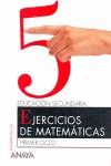 CUADERNO 5 EJERCICIOS MATEMATICAS PRIMER CICLO ESO | 9788466709231 | VARIS