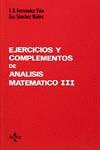 EJERCICIOS Y COMPLEMENTOS DE ANALISIS MATEMATICO 3 | 9788430924202 | FERNANDEZ VIÑA, JOSE ANTONIO ; SANCHEZ M