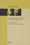 PENSAMIENTO ALEMAN DE KANT A HEIDEGGER VOL. 2 ,EL(RUSTEGA) | 9788425419027 | COLOMER, EUSEBI