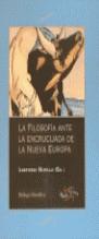 FILOSOFIA ANTE LA ENCRUCIJADA DE LA NUEVA EUROPA | 9788487169731 | MURILLO, ILDEFONSO