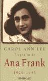 BIOGRAFIA DE ANA FRANK (BUTXACA) | 9788484502876 | LEE, CAROL ANN