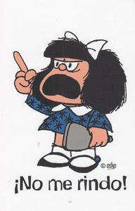 CUADERNO MAFALDA NO ME RINDO | 9788868215941 | QUINO