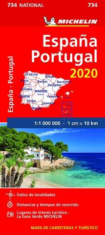 MAPA NATIONAL ESPAÑA - PORTUGAL 2020 | 9782067244078 | MICHELIN