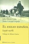 EXILIO ESPAÑOL 1936-1978, EL | 9788408044680 | MARTIN CASAS, JULIO