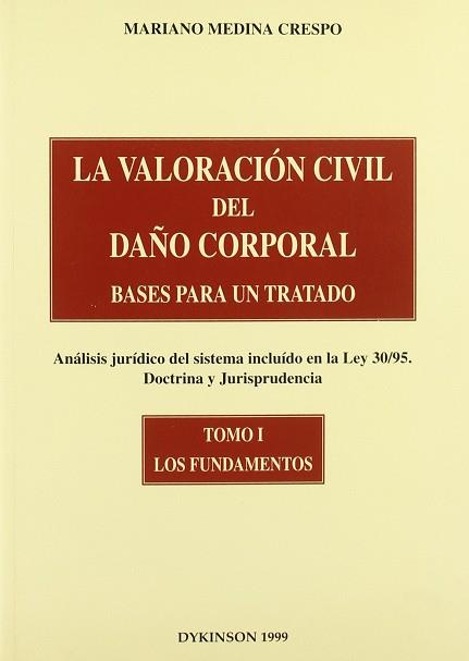 VALORACION CIVIL DEL DAÑO CORPORAL, LA | 9788481554540 | MEDINA CRESPO, MARIANO