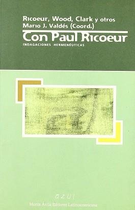 CON PAUL RICOEUR | 9788495488039 | VARIS