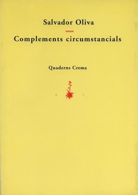 COMPLEMENTS CIRCUMSTANCIALS | 9788477272465 | OLIVA, SALVADOR