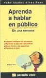 APRENDA A HABLAR EN PUBLICO EN UNA SEMANA | 9788480884310 | PEEL, MALCOLM