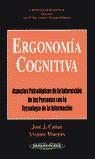 ERGONOMIA COGNITIVA | 9788479035976 | CAÑAS, JOSE J.