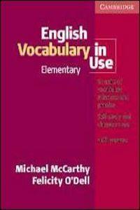 ENGLISH VOCABULARY IN USE ELEMENTARY WITH KEY | 9780521599573 | MCCARTHY, MICHAEL