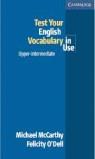 TEST YOUR ENGLISH VOCABULARY IN USE UPPER-INTERMEDIATE | 9780521665681 | MCCARTHY, MICHAEL