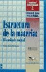 CUADERNO ACTIVIDADES CIENCIAS NATURALEZA 2 ESTRUCTURA MATERI | 9788448108861 | GONZALEZ BLANCO, CARLOS