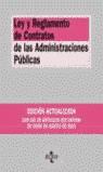 LEY Y REGLAMENTO DE CONTRATOS DE LAS ADMINISTRACIONES (2003) | 9788430939992 | VARIS