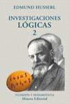 INVESTIGACIONES LOGICAS 2 | 9788420681924 | HUSSERL, EDMUND