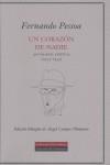 UN CORAZON DE NADIE ANTOLOGIA POETICA PESSOA | 9788481093520 | PESSOA, FERNANDO