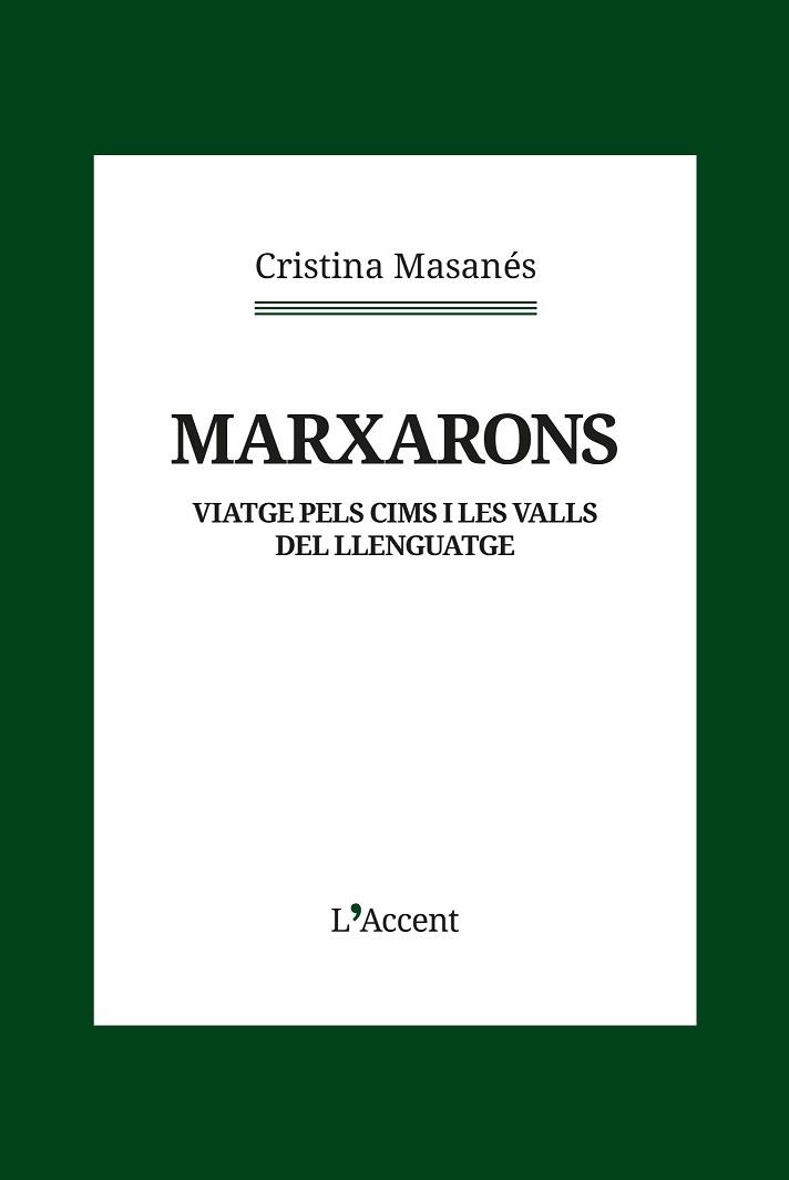 MARXARONS | 9788418680434 | MASANÉS, CRISTINA