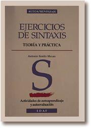 EJERCICIOS DE SINTAXIS | 9788476408445 | BENITO MOZAS, ANTONIO