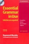 ESSENTIAL GRAMMAR IN USE EN ESPAÑOL + CD-ROM Y RESPUESTAS | 9788483234693 | MURPHY, RAYMOND 