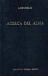 ACERCA DEL ALMA | 9788424935184 | ARISTOTELES