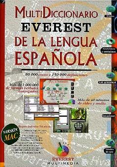 MULTIDICCIONARIO EVEREST DE LA LENGUA ESPAÑOLA C.D | 9788424110222