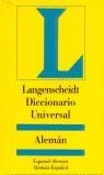 DICCIONARIO UNIVERSAL ALEMAN-ESPAÑOL I VICE LANGENSCHEIDT | 9783468978036 | VARIS