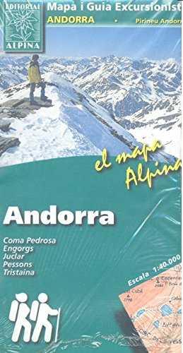 MAPA ANDORRA ALPINA | 9788480900249 | LLOBET REVERTER, SALVADOR