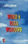 WORD 6 PARA WINDOWS,GUIA RAPIDA | 9788428321433 | CALLE MATAMOROS, FERNANDO ; GONZALEZ MAN