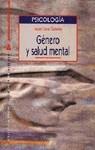 GENERO Y SALUD MENTAL | 9788470308949 | CARO GABALDA, ISABEL