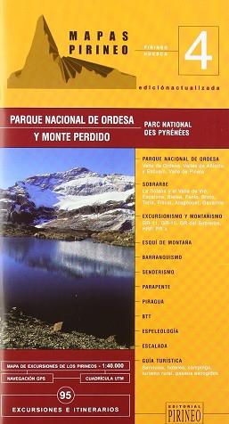 MAPA PARQUE NACIONAL DE ORDESA Y MONTE PERDIDO | 9788487997440 | VARIS