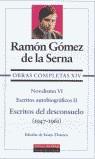 ESCRITOS DEL DESCONSUELO OC VOL.14 GOMEZ DE LA SERNA | 9788481091076 | GOMEZ DE LA SERNA, RAMON