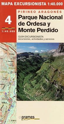 MAPA PARQUE NACIONAL DE ORDESA Y MONTE PERDIDO | 9788483211311 | VARIS