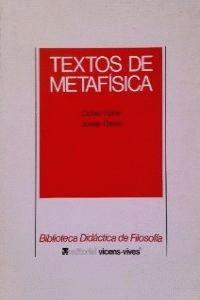 TEXTOS DE METAFISICA | 9788431622282 | FULLAT, OCTAVI