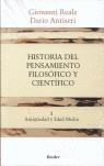 HISTORIA DEL PENSAMIENTO FILOSOFICO Y CIENTIFICO 1 (TELA) | 9788425415883 | REALE, GIOVANNI