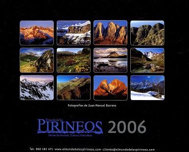 CALENDARIO EL MUNDO DE LOS PIRINEOS 2006 | 9788482162058 | BORRERO, JUAN MANUEL