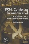 1934 COMIENZA LA GUERRA CIVIL | 9788489779594 | MOA, PIO