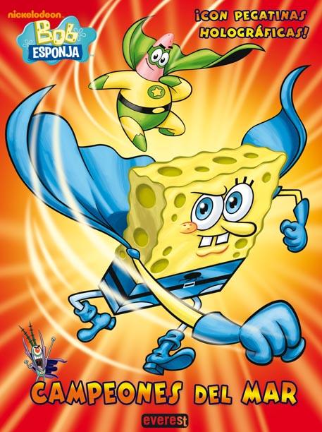 BOB ESPONJA. CAMPEONES DEL MAR. LIBRO DE COLOREAR Y ACTIVIDADES CON PEGATINAS HO | 9788444168258 | NICKELODEON