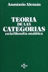 TEORIA DE LAS CATEGORIAS | 9788430929436 | ALEMAN,ANASTASIO