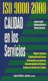 CALIDAD EN LOS SERVICIOS ISO 9000-2000 | 9788480886260 | SENLLE, ANDRES