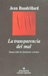 TRANSPARENCIA DEL MAL, LA | 9788433913456 | BAUDRILLARD, JEAN