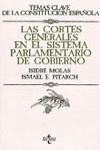 CORTES GENERALES EN EL SISTEMA PARLAMENTARIO DE GO | 9788430914173 | MOLAS, ISIDRE ; PITARCH, ISMAEL