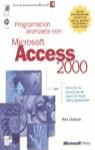 PROGRAMACION AVANZADA CON MICROSOFT ACCESS 2000 | 9788448125288 | DOBSON, RICK