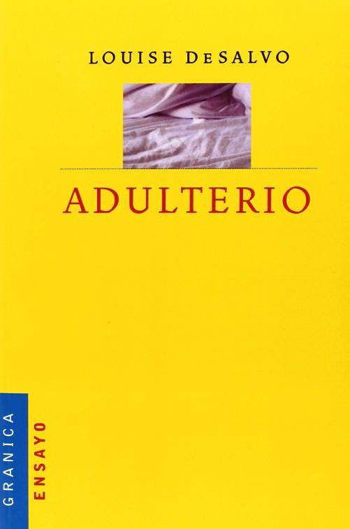 ADULTERIO | 9789506413088 | DESALVO, LOUISE