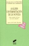 ANALISIS E INTERPRETACION DE LA NOVELA | 9788477387060 | PRADO BIEZMA, JAVIER DEL