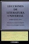 LECCIONES DE LITERATURA UNIVERSAL | 9788437613413 | LLOVET, JORDI