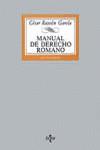 MANUAL DE DERECHO ROMANO | 9788430935482 | RASCON GARCIA, CESAR